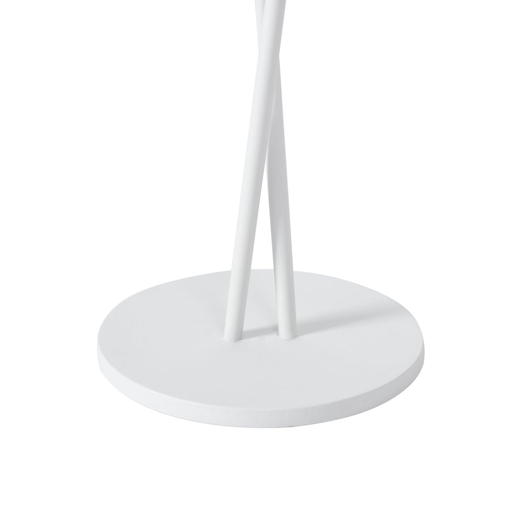 LED oppladbar bordlampe Janea CROSS dimbar hvit IP54 vinkelbilde