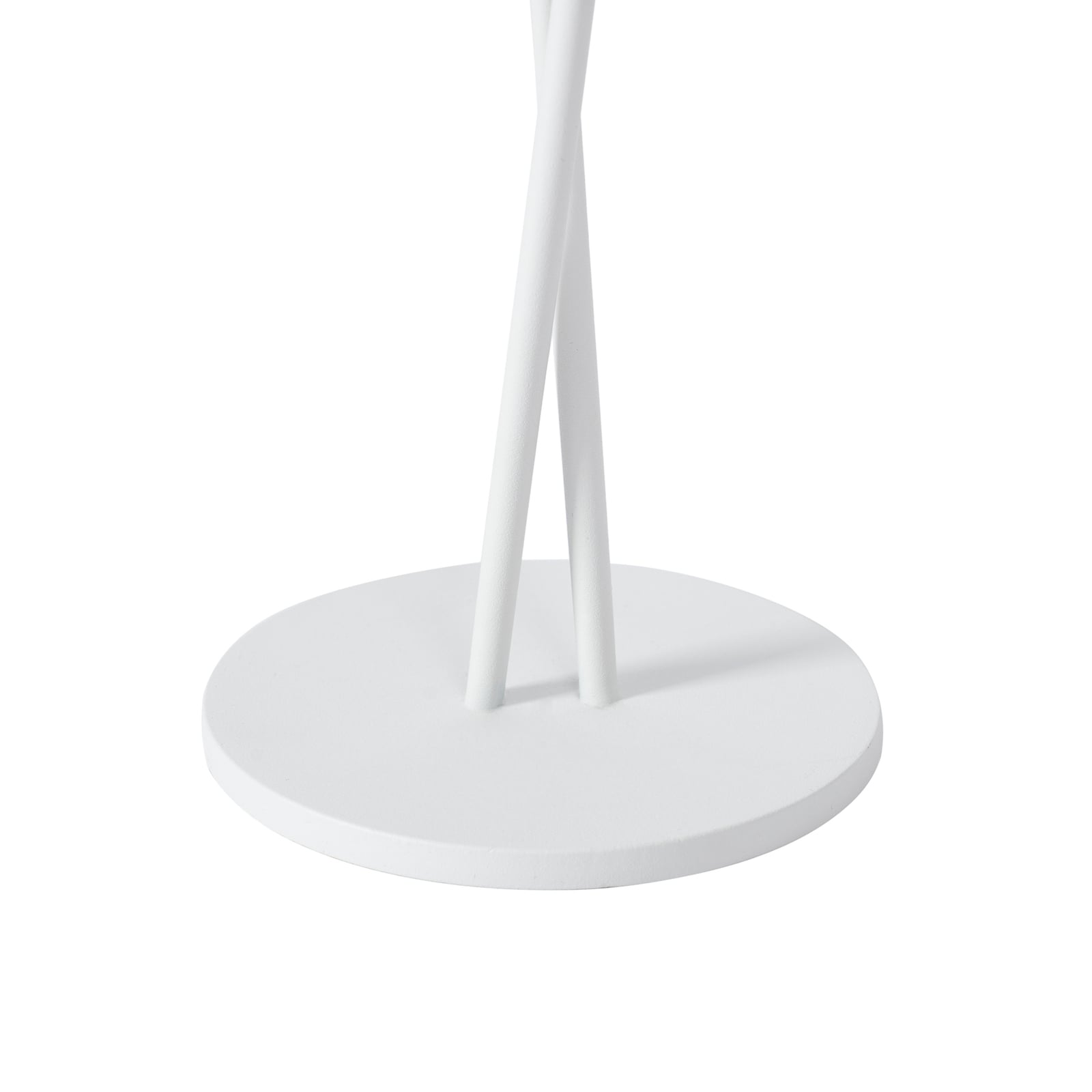 LED oppladbar bordlampe Janea CROSS dimbar hvit IP54 vinkelbilde