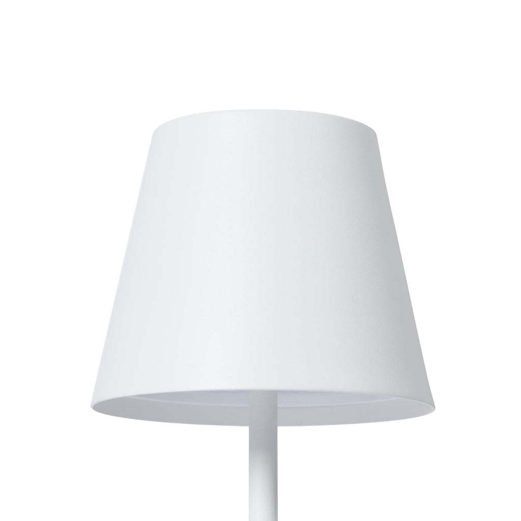 LED oppladbar bordlampe Janea CUBE hvit dimbar IP54 med USB-C kabel