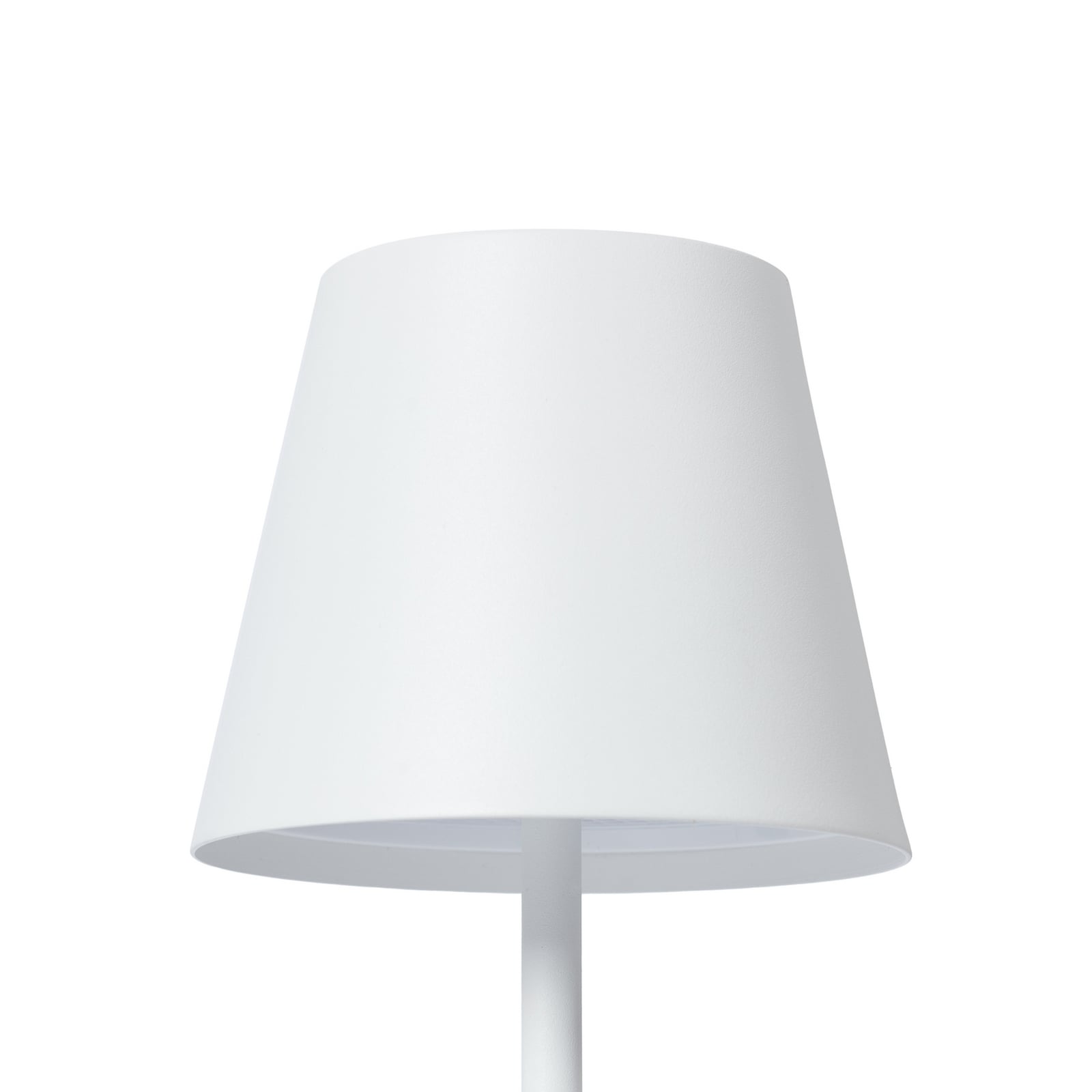 LED oppladbar bordlampe Janea CUBE hvit dimbar IP54 med USB-C kabel