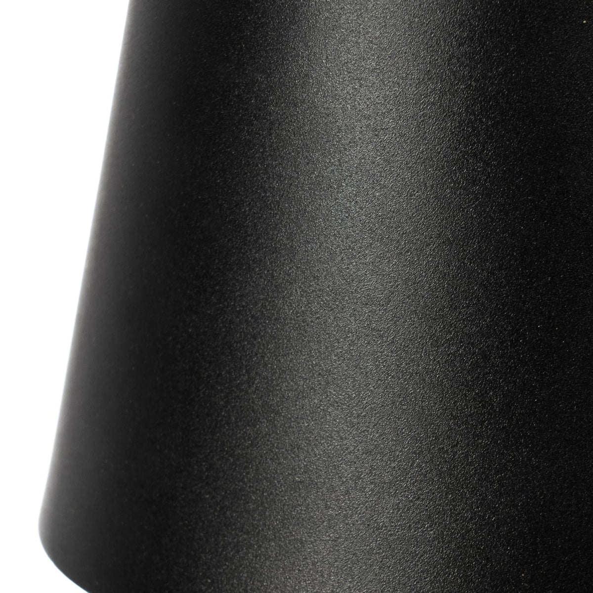 LED oppladbar bordlampe Janea CUBE svart metall USB-C lading
