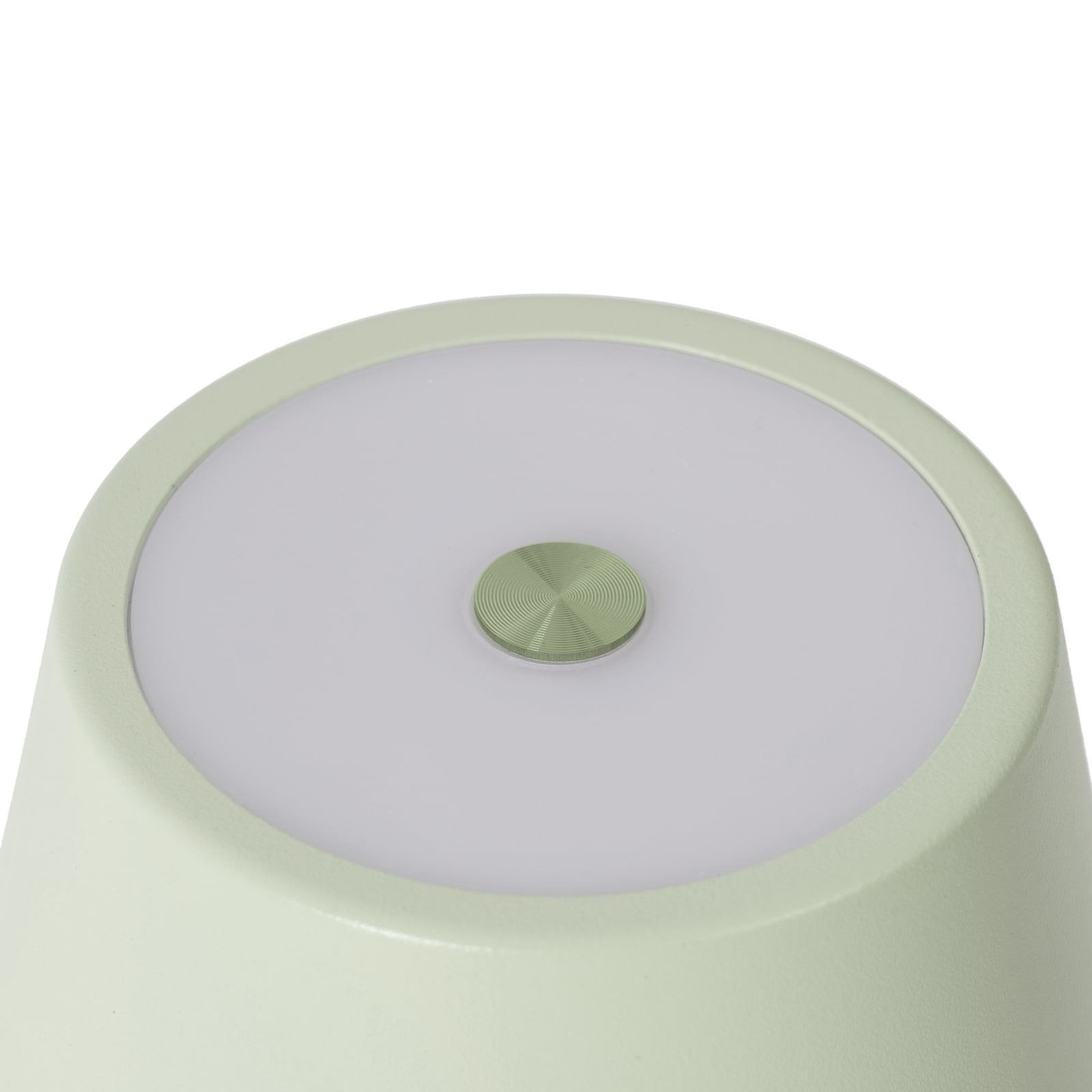 LED oppladbar bordlampe Janea TWIN dimbar grønn IP54 med påslått lys