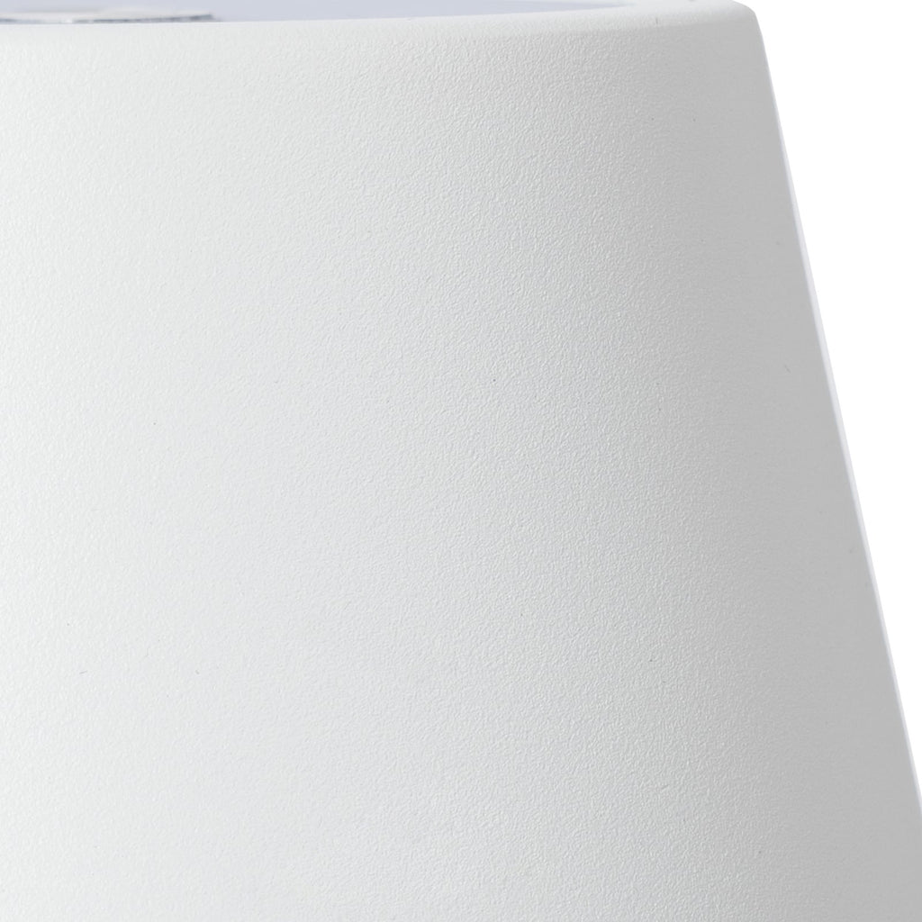 LED oppladbar bordlampe Janea TWIN hvit metall visning av lysstyrke