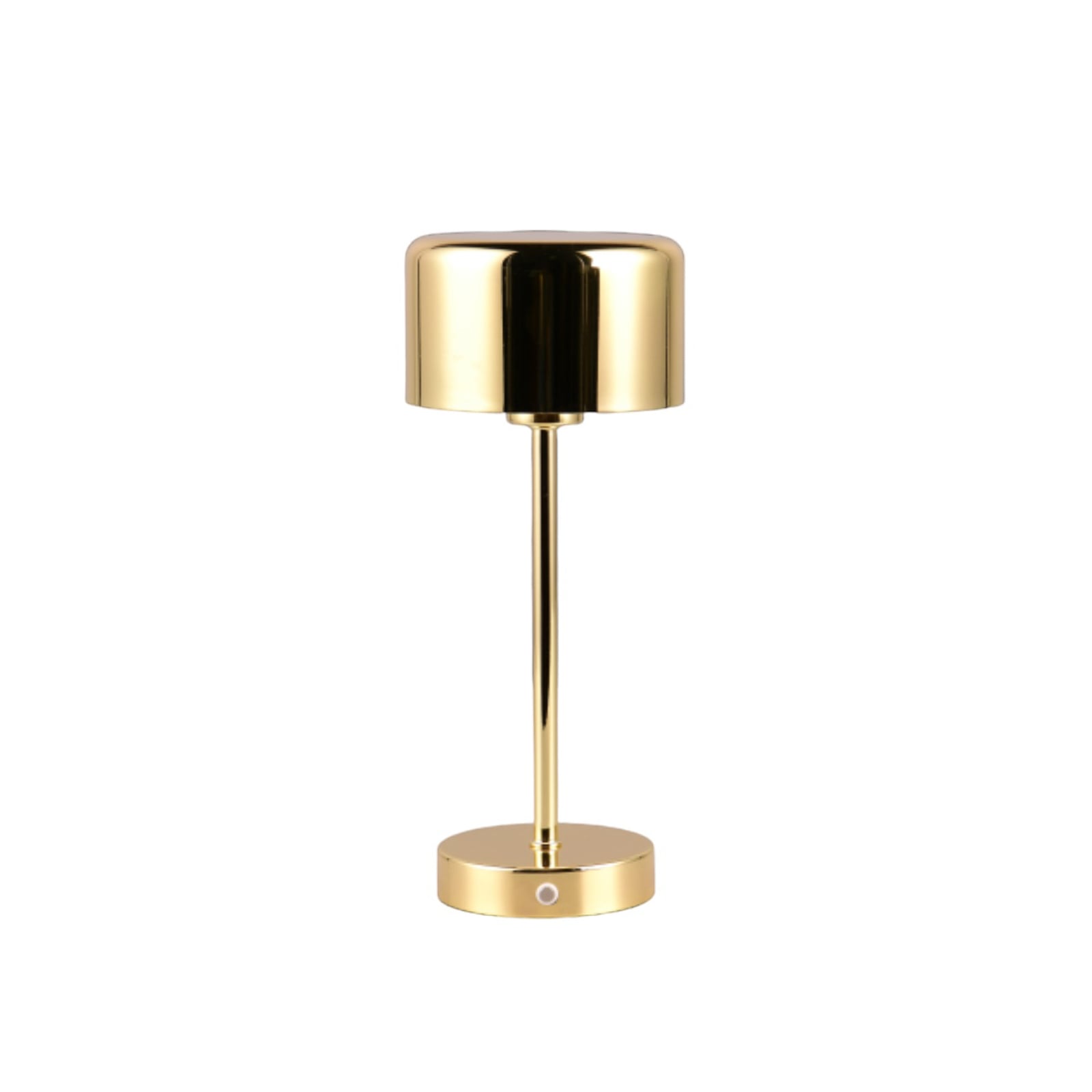 LED oppladbar bordlampe Jeff messing dimbar 30 cm bakside