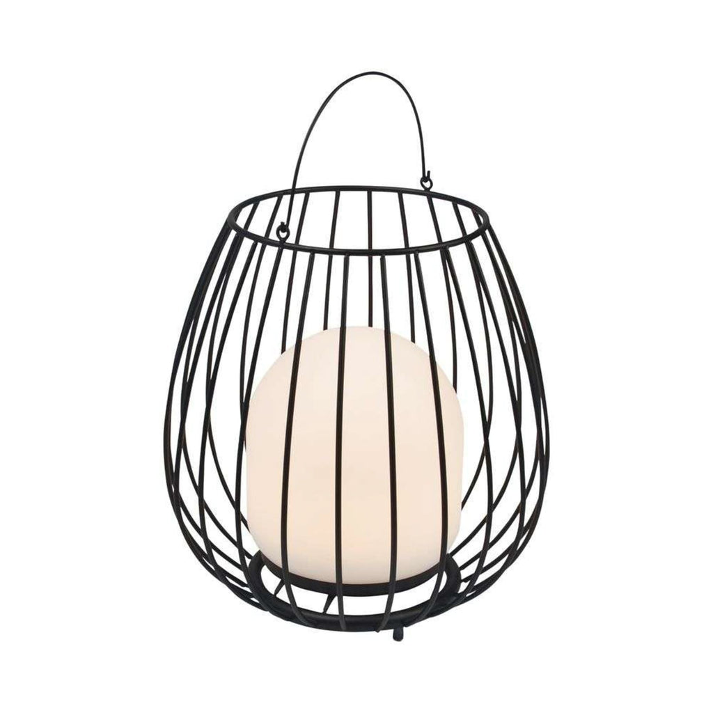 LED oppladbar bordlampe Jim To-Go svart montert ute