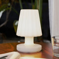 LED oppladbar bordlampe Jovem hvit RGB dimbar IP44 forfra
