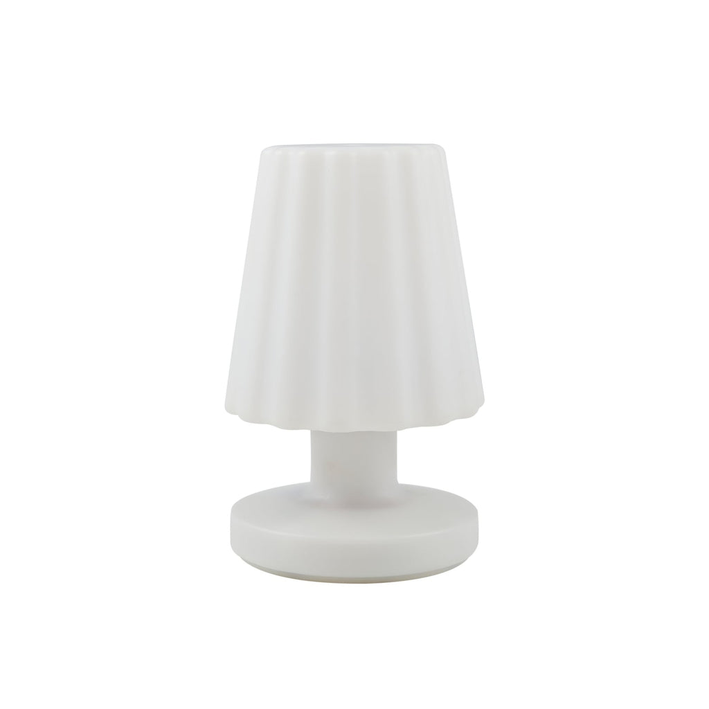 LED oppladbar bordlampe Jovem hvit RGB dimbar IP44 montert ute