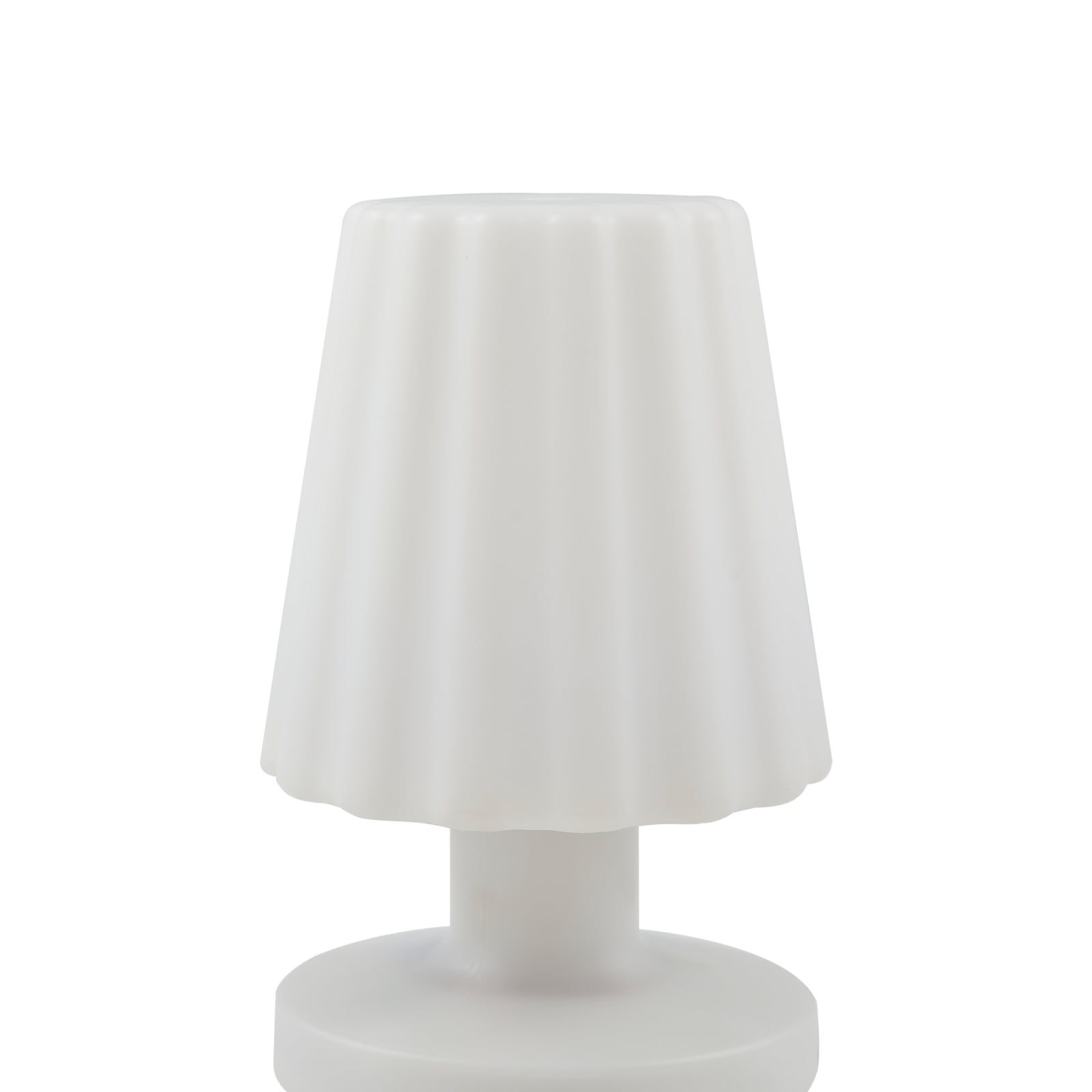 LED oppladbar bordlampe Jovem hvit RGB dimbar IP44 USB-C ladekabel