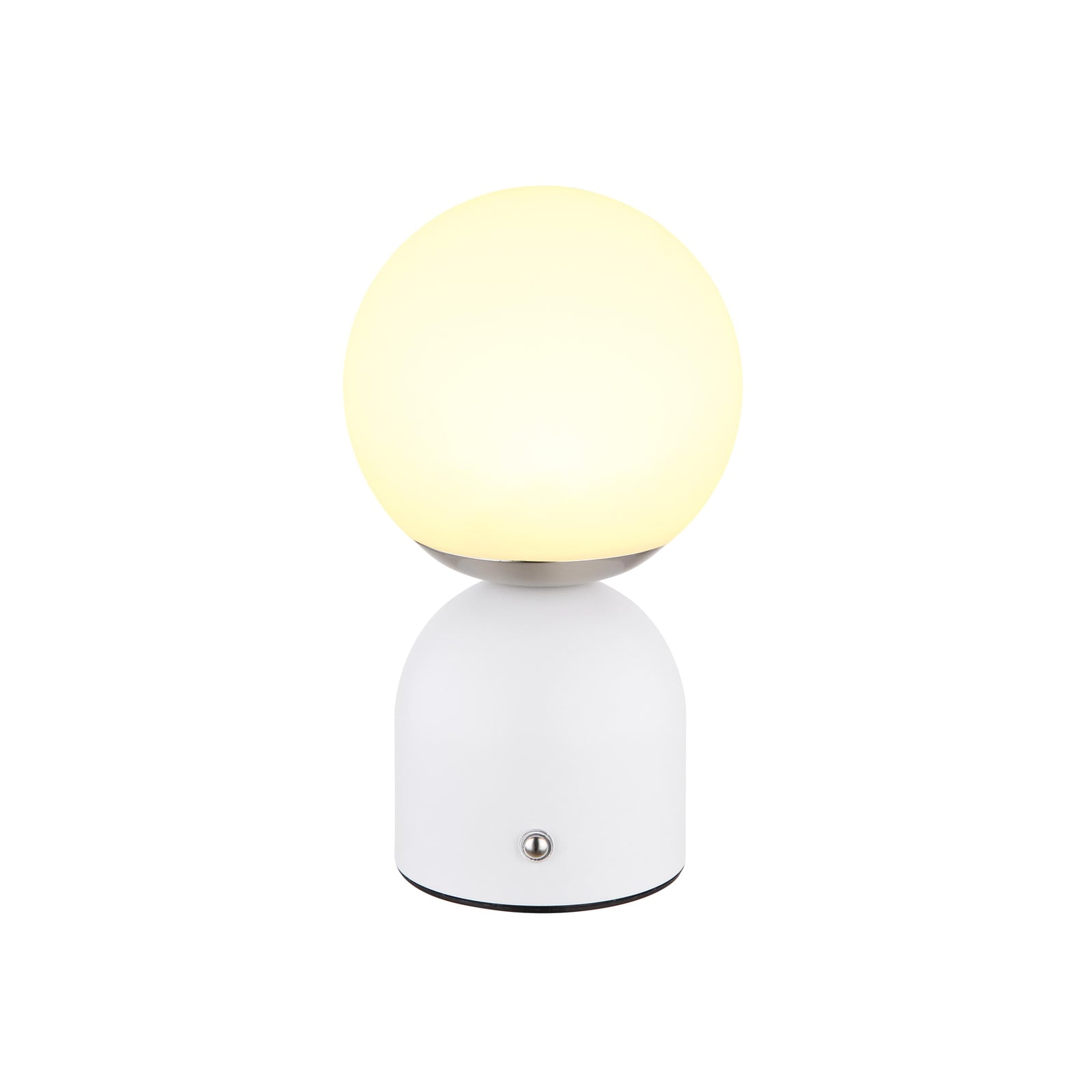 LED oppladbar bordlampe Julsy hvit bakside