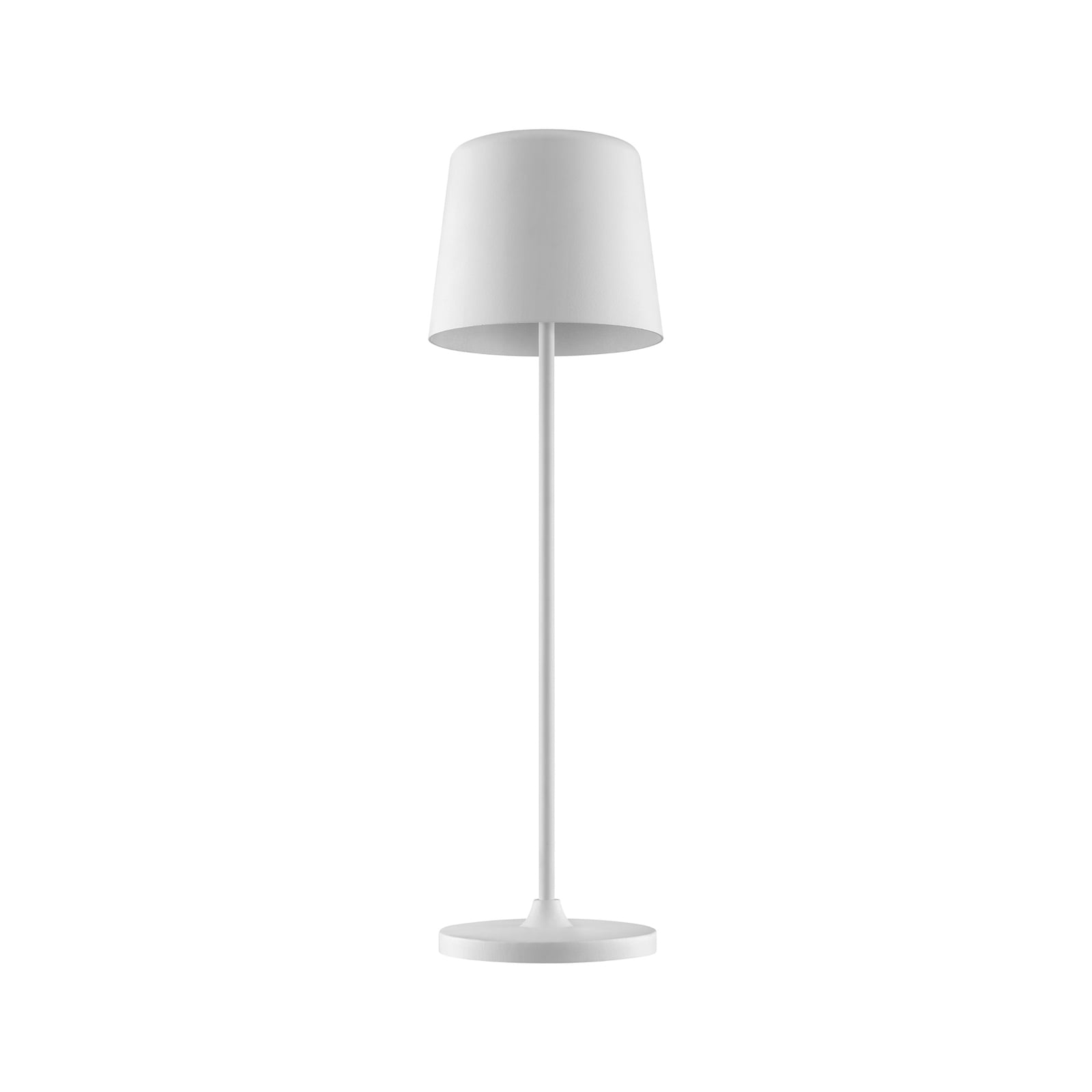 LED oppladbar bordlampe Kaami dimbar hvit matt IP44 Brilliant detalj nærbilde