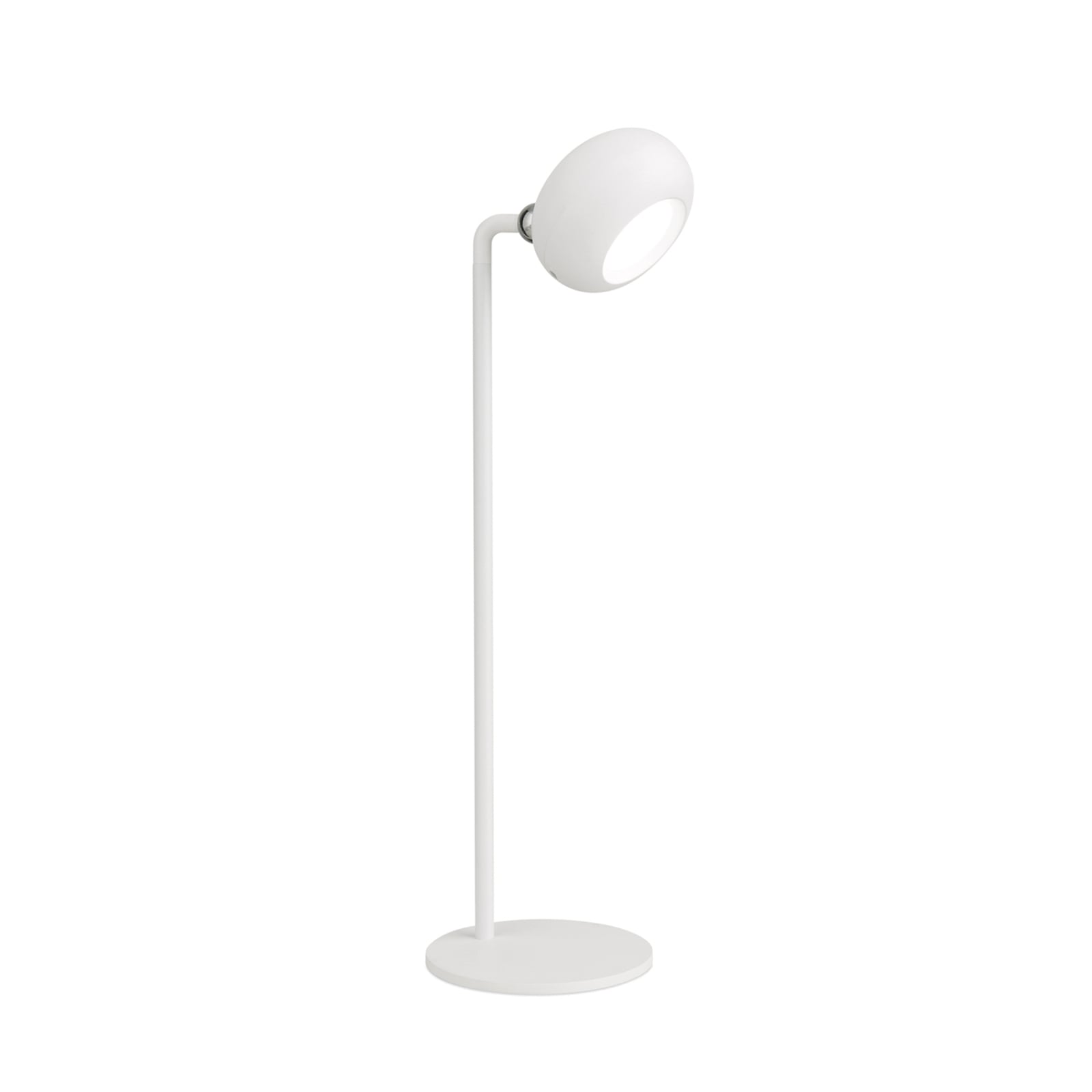 LED oppladbar bordlampe Kerby hvit CCT dimbar bakside