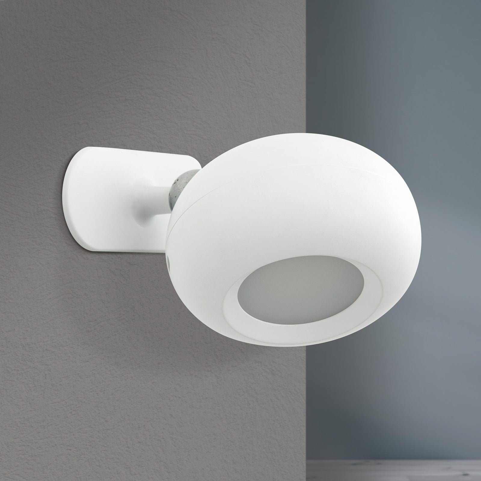LED oppladbar bordlampe Kerby hvit CCT dimbar nærbilde av lampehode