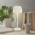 LED oppladbar bordlampe Loca dimbar hvit forfra