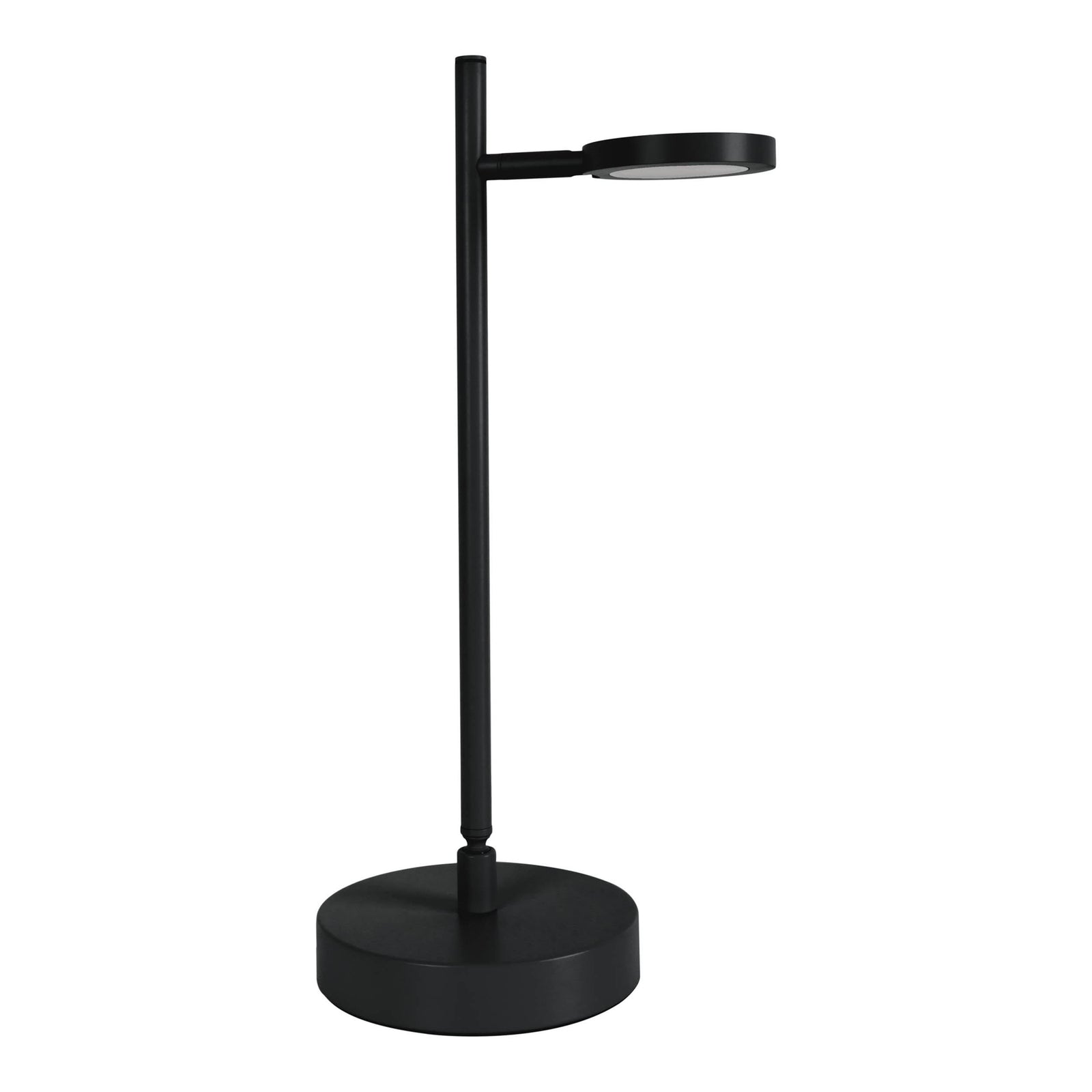 LED oppladbar bordlampe Lupa svart dimbar H45 cm bakside