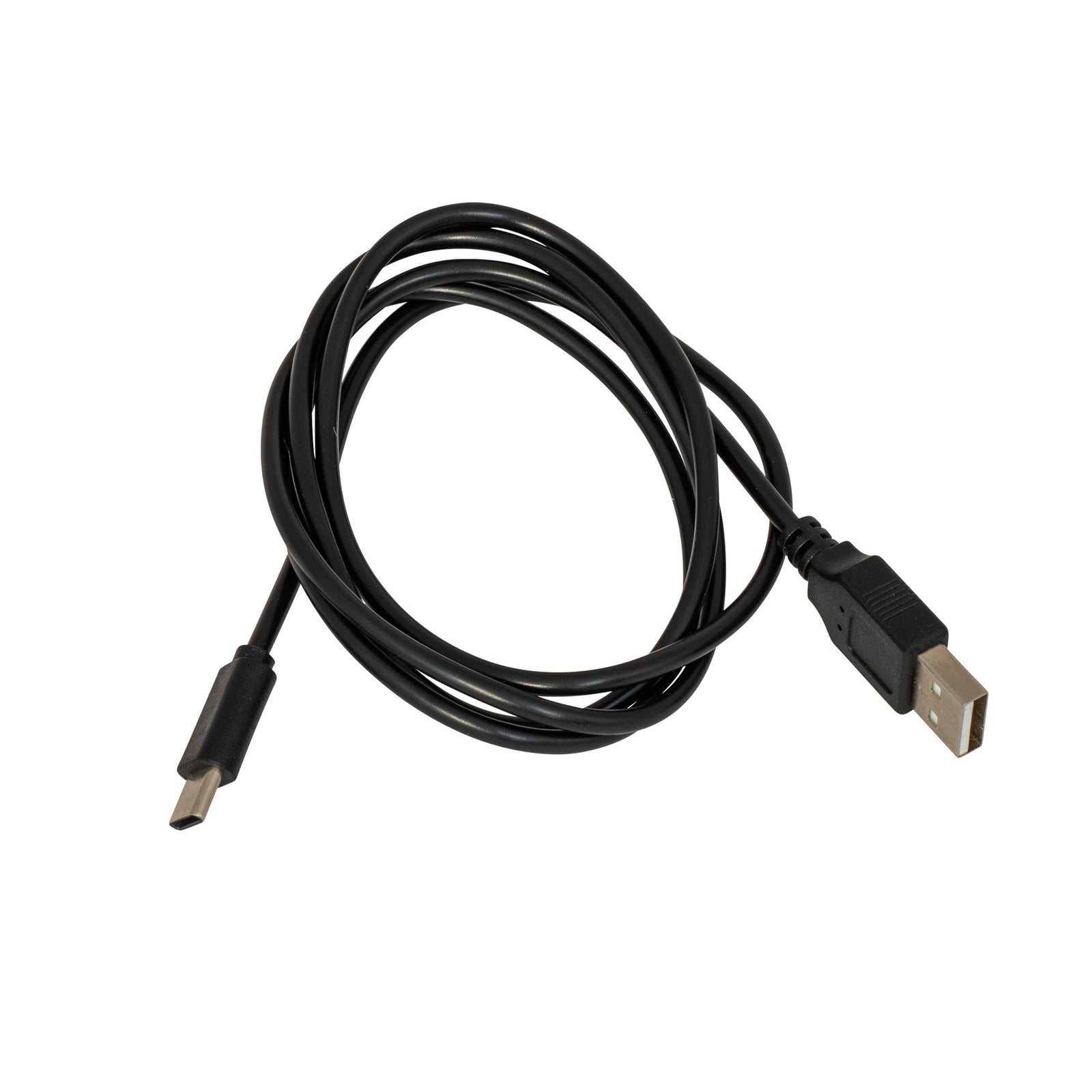 LED oppladbar bordlampe Malmö krom/svart dimbar USB-kabel
