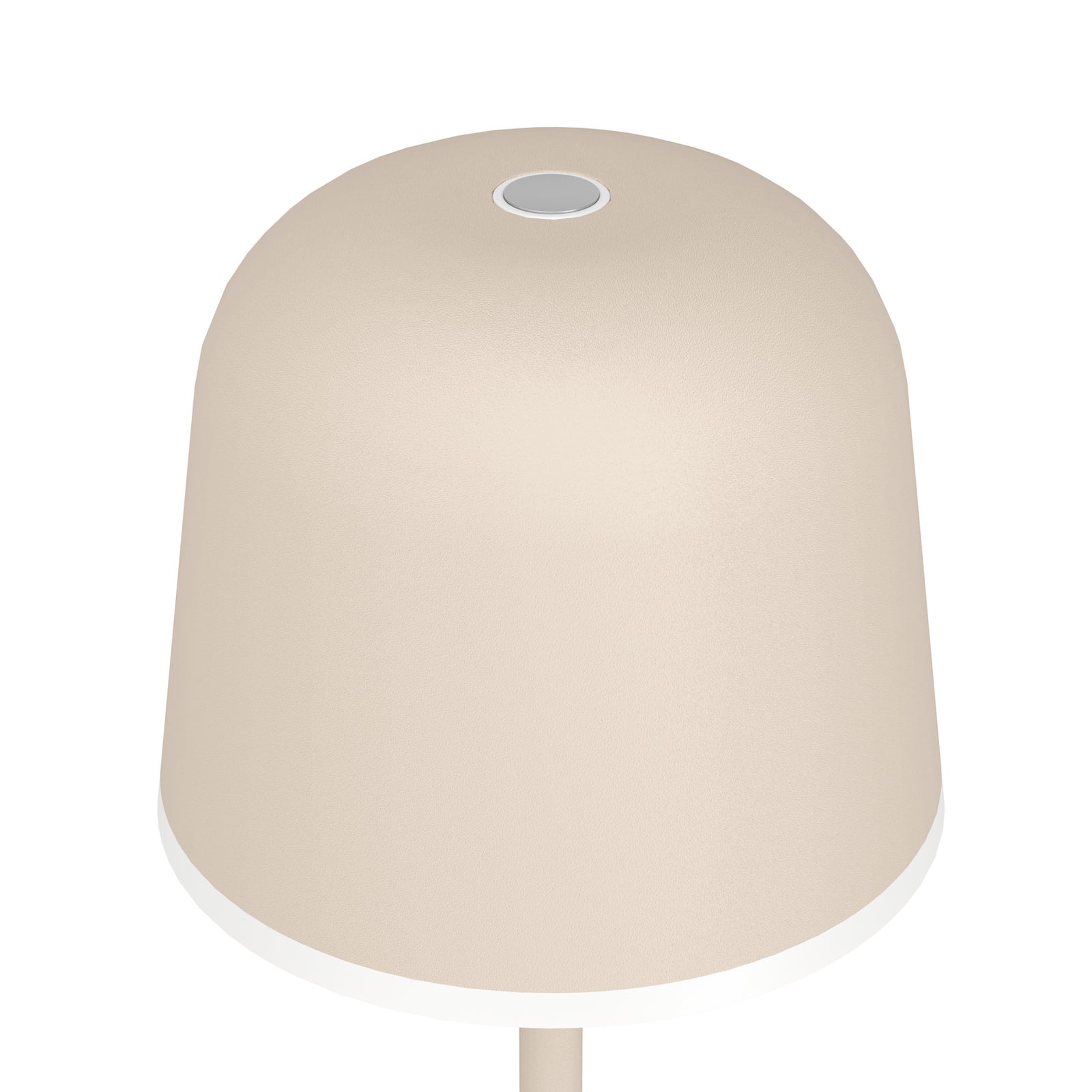 LED oppladbar bordlampe Mannera sand dimbar IP54 i bruk utendørs