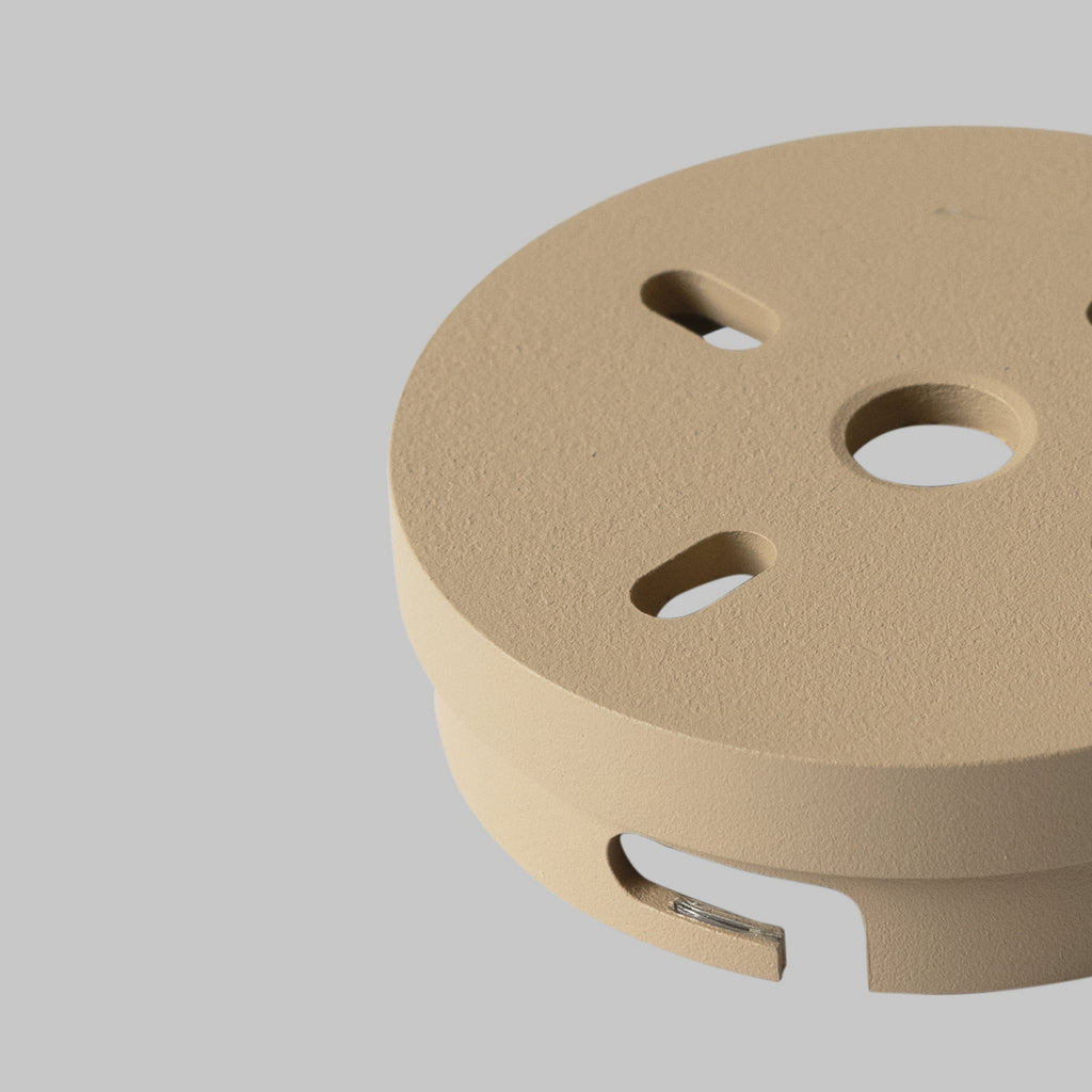 LED oppladbar bordlampe Milan dimbar beige aluminium - IT'S ABOUT ROMI