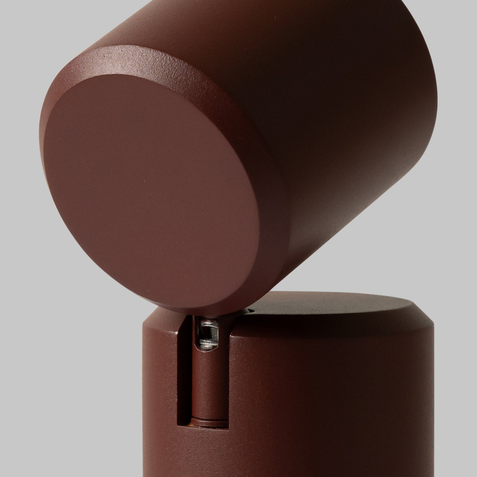 LED oppladbar bordlampe Milan mørkerød aluminium 19 cm - IT'S ABOUT ROMI