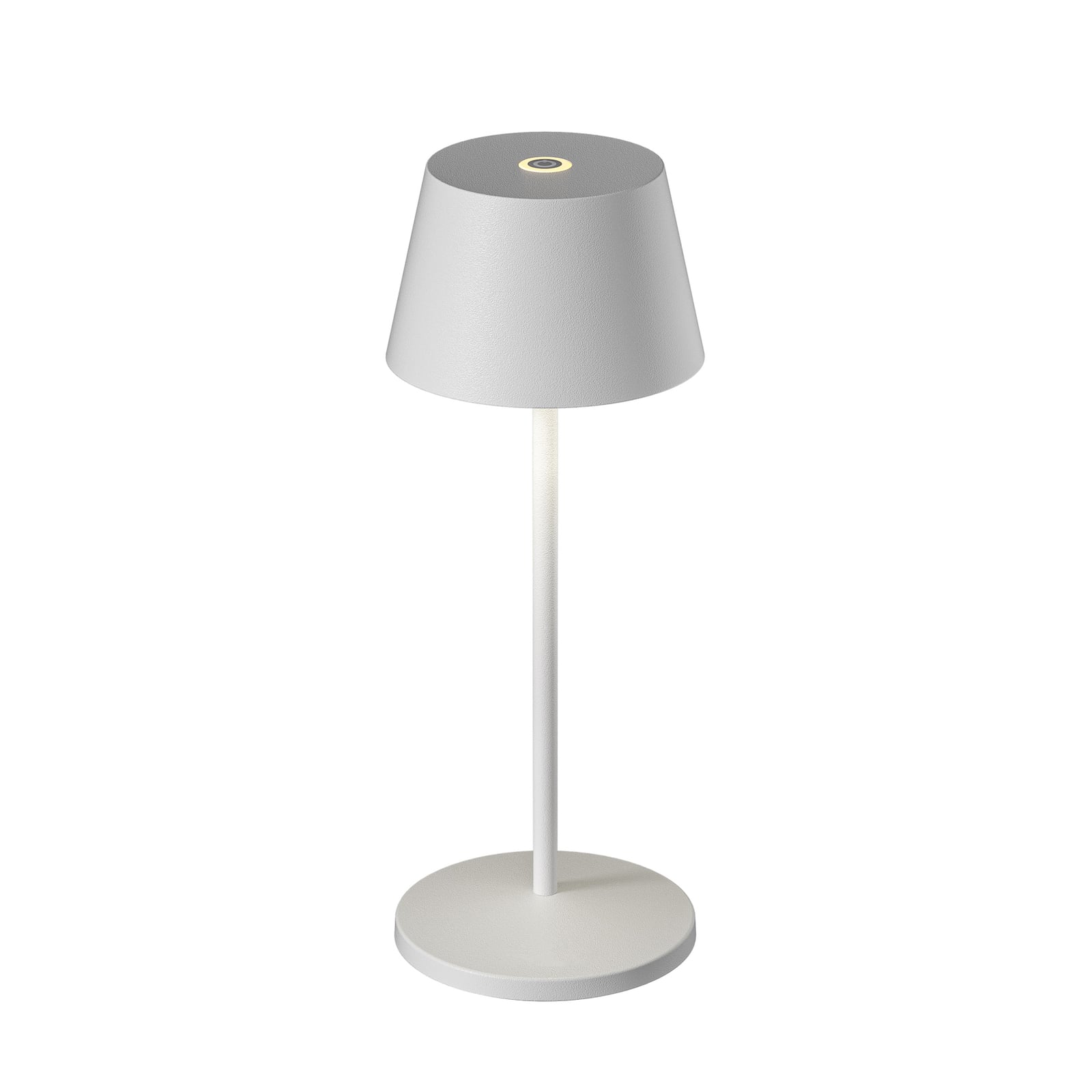 LED oppladbar bordlampe Modi Micro dimbar hvit IP65 detalj