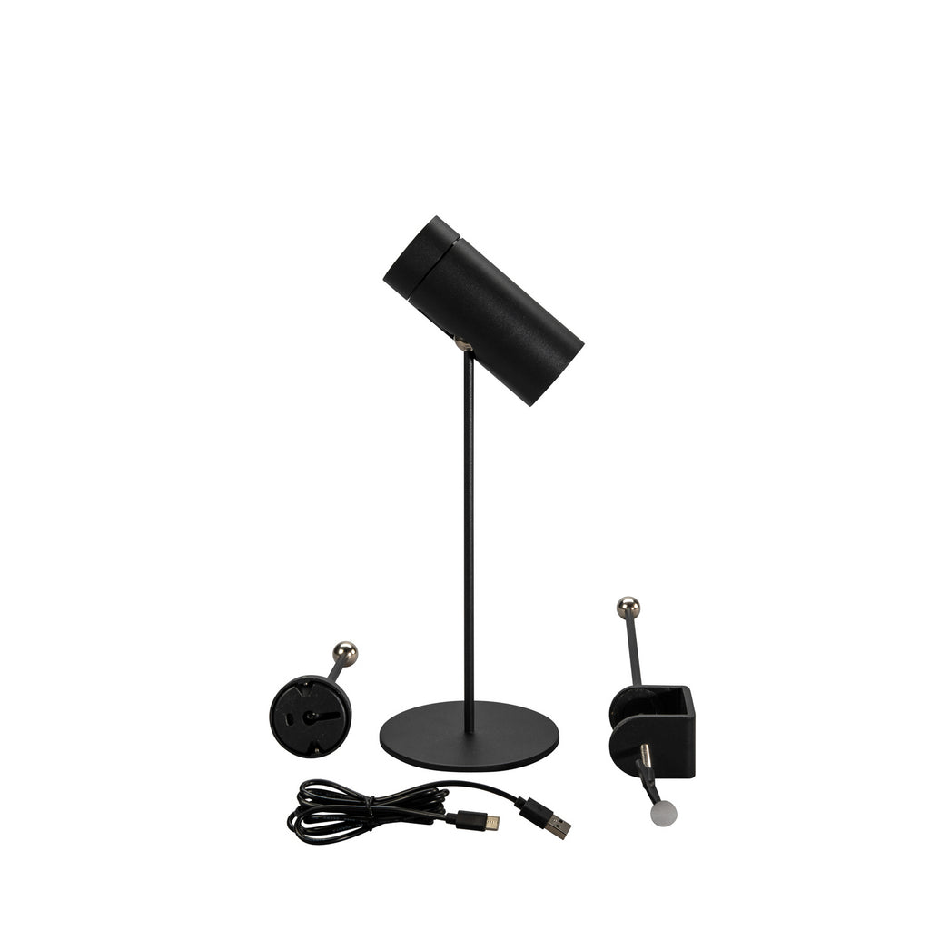 LED oppladbar bordlampe Multi montert i rom