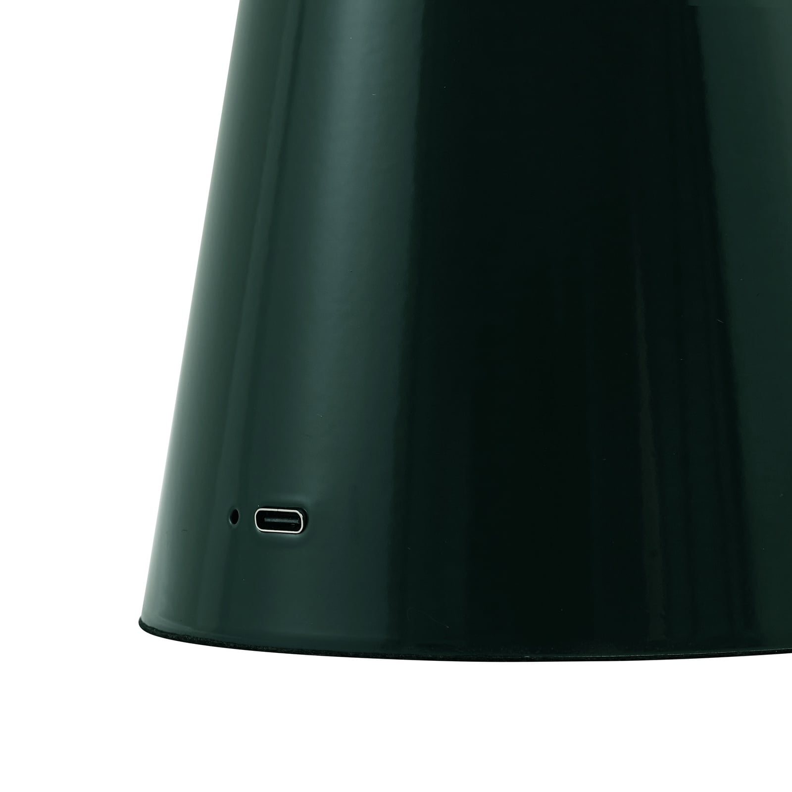 LED oppladbar bordlampe Nevijo dimbar grønn lys justering