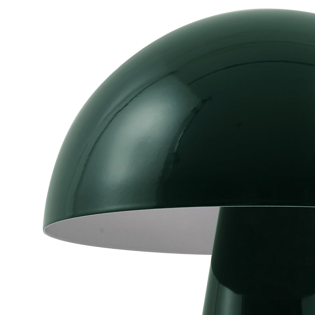 LED oppladbar bordlampe Nevijo dimbar grønn lampe på bord