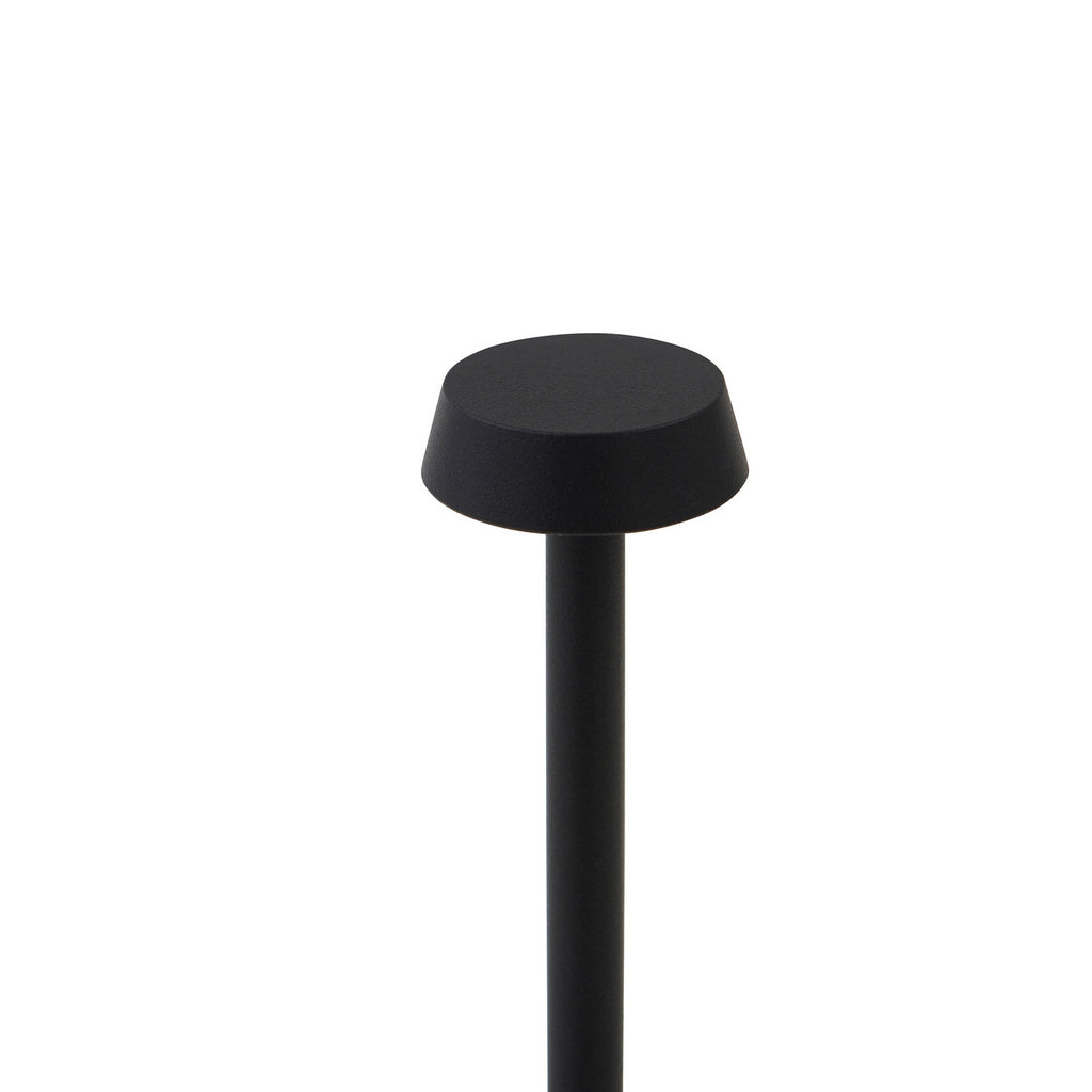 LED oppladbar bordlampe Noelani dimbar svart H30 cm med USB ladekabel