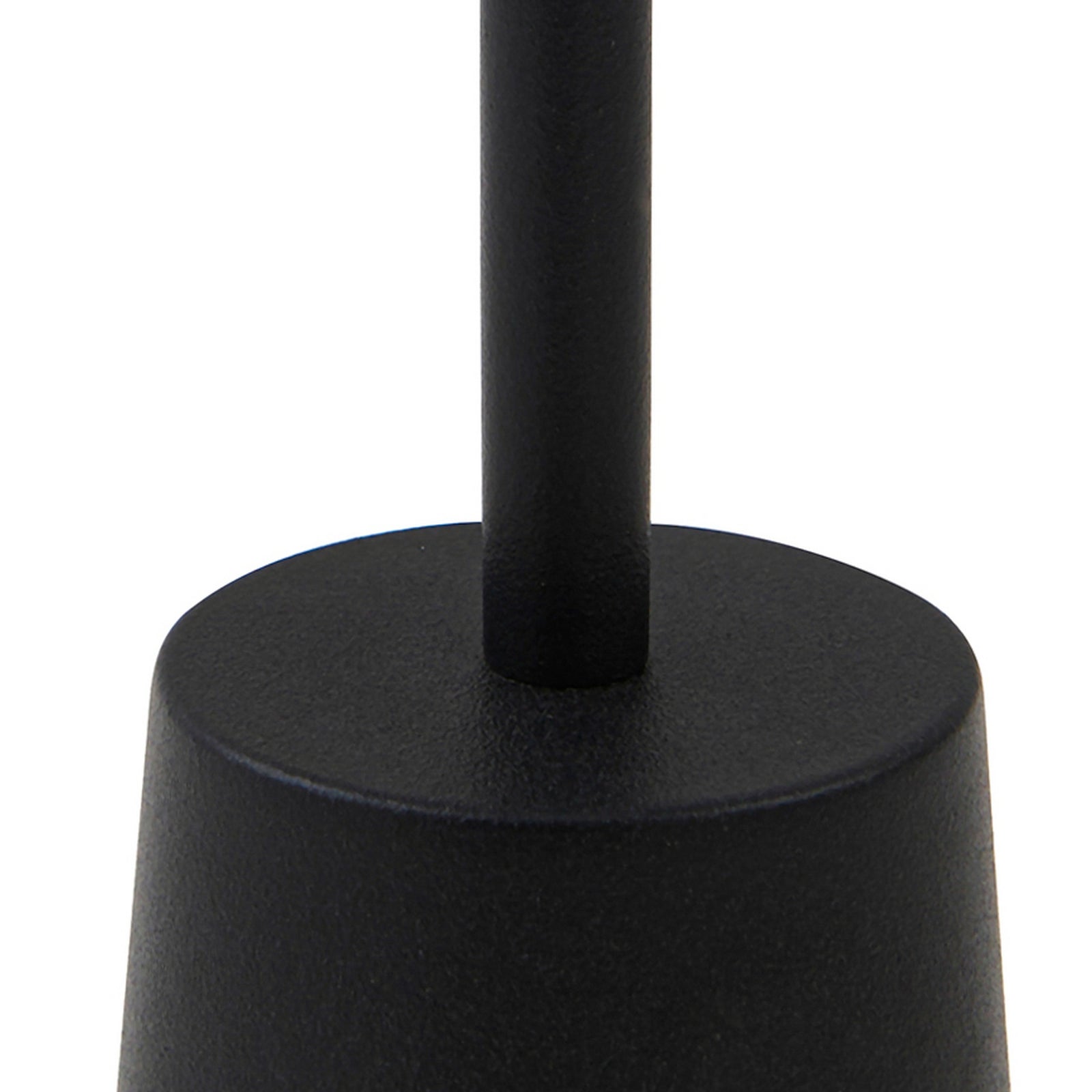 LED oppladbar bordlampe Noelani dimbar svart H30 cm sideprofil