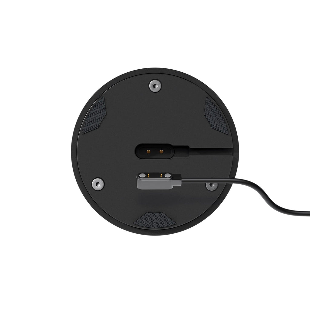 LED oppladbar bordlampe Nudrop dimbar svart IP54 montert