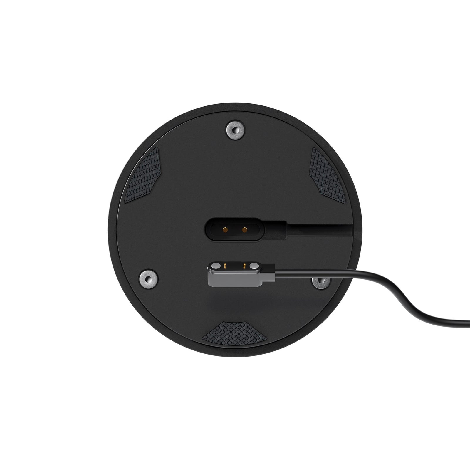 LED oppladbar bordlampe Nudrop dimbar svart IP54 montert