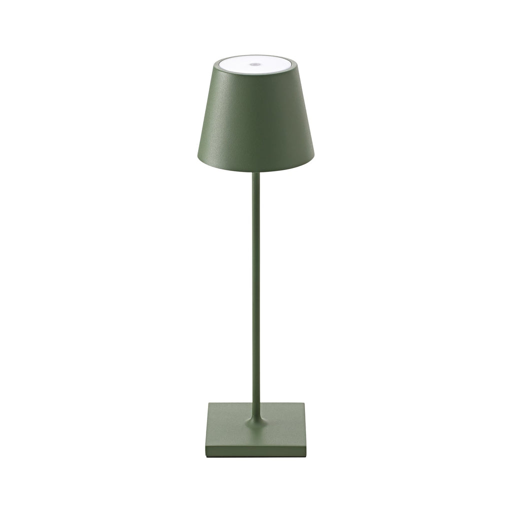 LED oppladbar bordlampe Nuindie dimbar grønn IP54 - Sigor bakside