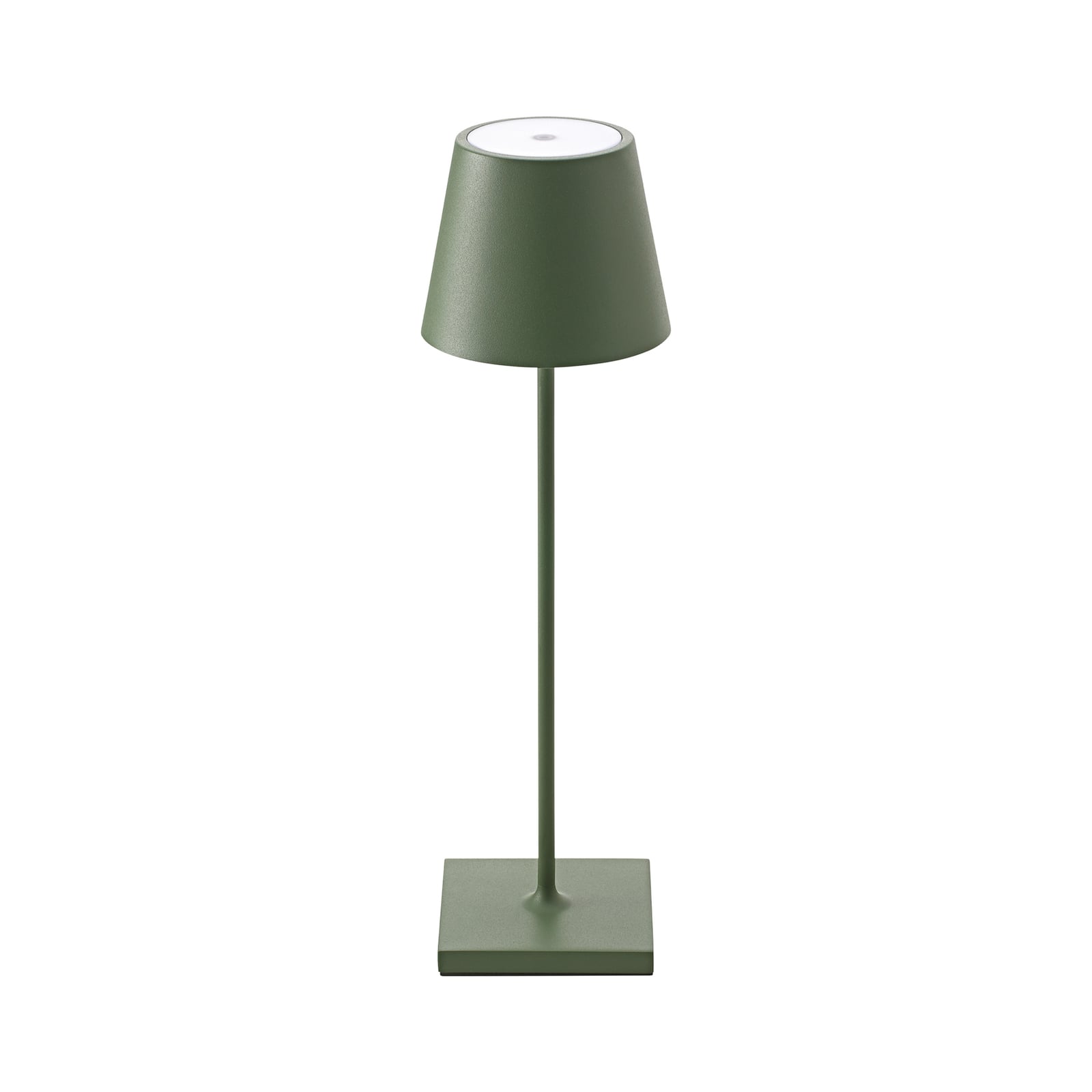 LED oppladbar bordlampe Nuindie dimbar grønn IP54 - Sigor bakside