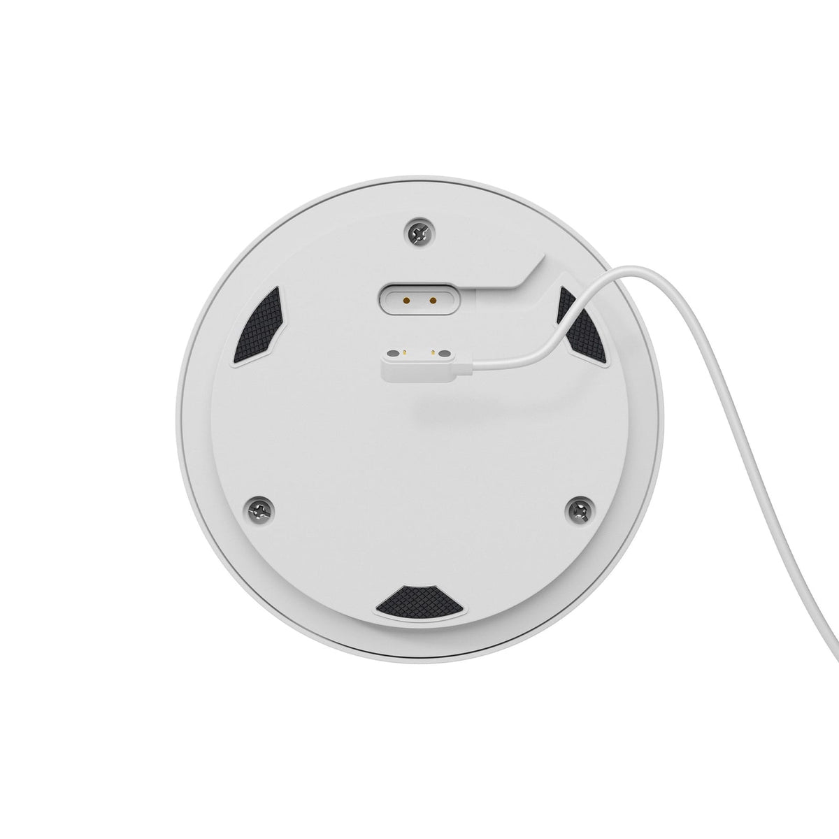 LED oppladbar bordlampe Numotion glass dimbar hvit IP54 ladekabel og nettadapter