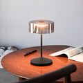 LED oppladbar bordlampe Numotion glass dimbar IP54 - Sigor forfra