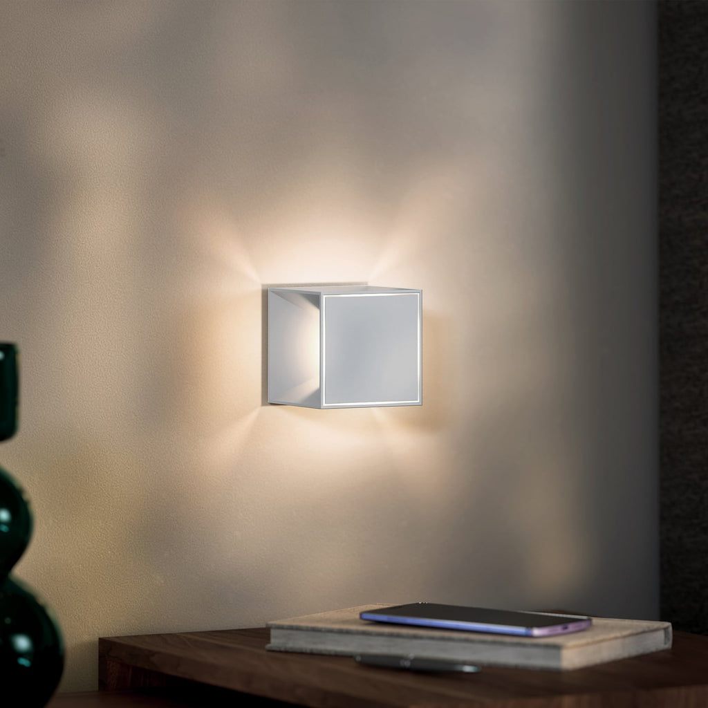 LED oppladbar bordlampe Nutalis mini dimbar 8 cm IP54 forfra