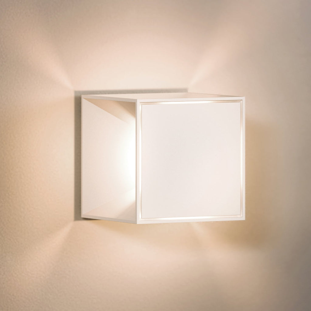 LED oppladbar bordlampe Nutalis mini hvit IP54 dimbar forfra