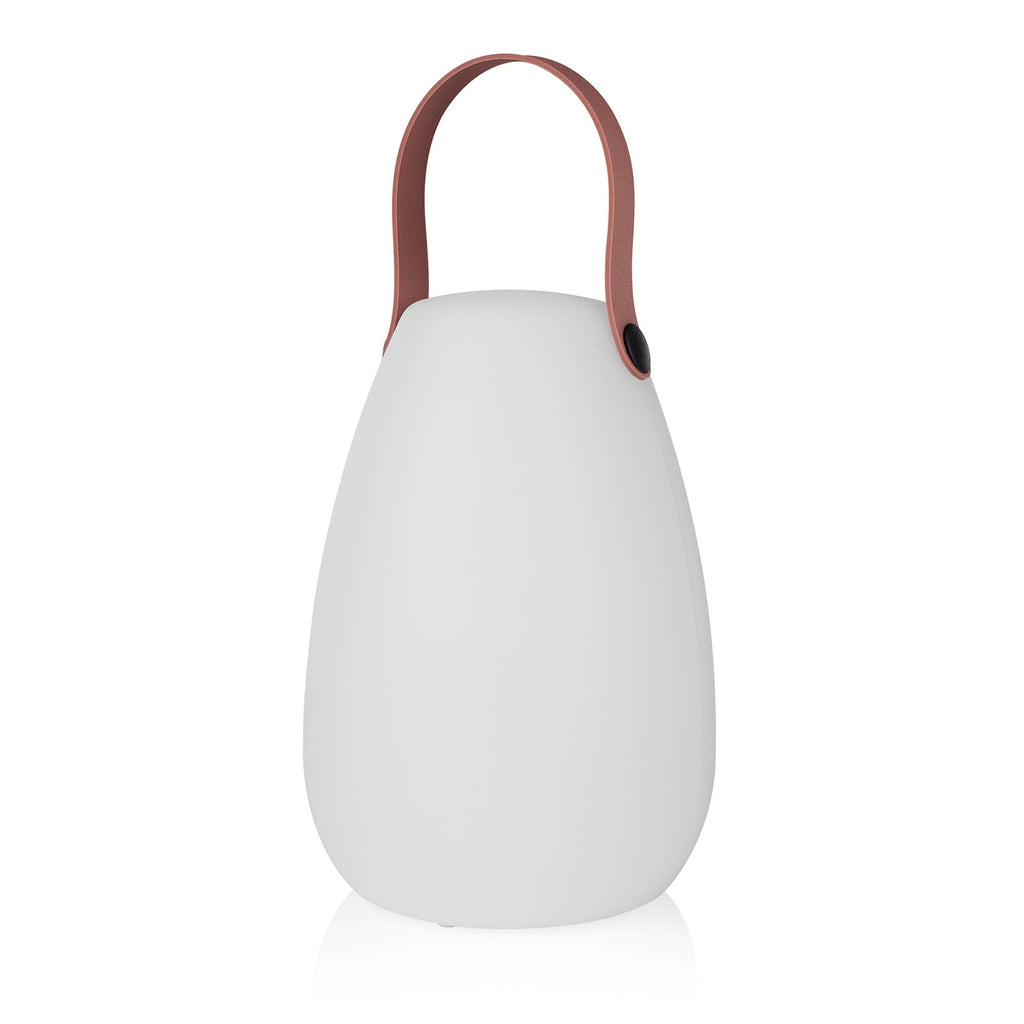 LED oppladbar bordlampe OOO-50002 hvit plast IP44 montert