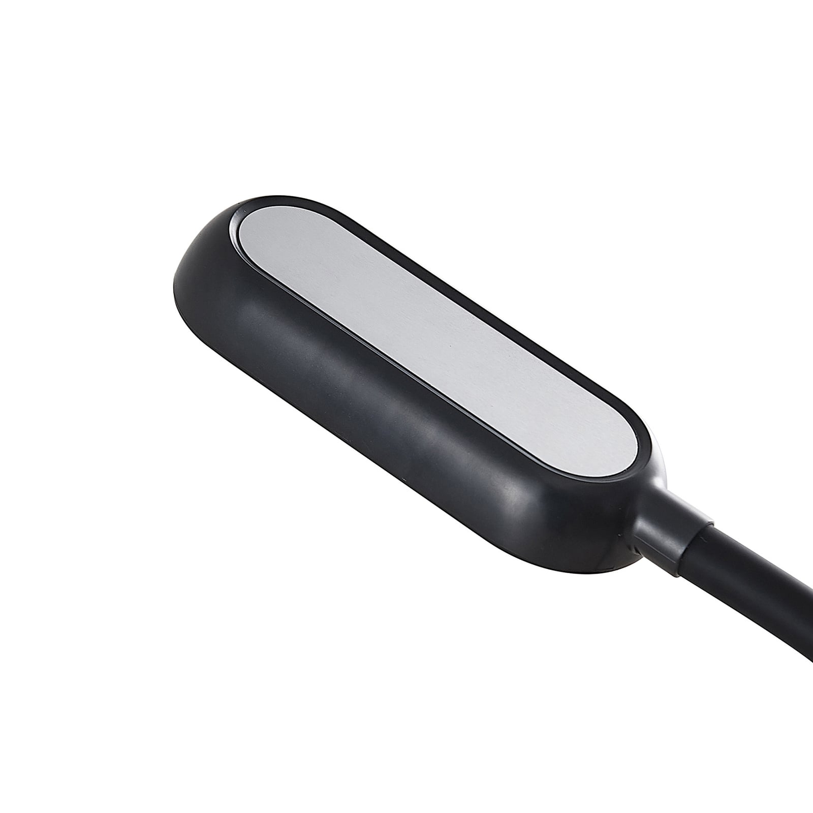 LED oppladbar bordlampe Opira svart dimbar USB 51 cm sideprofil