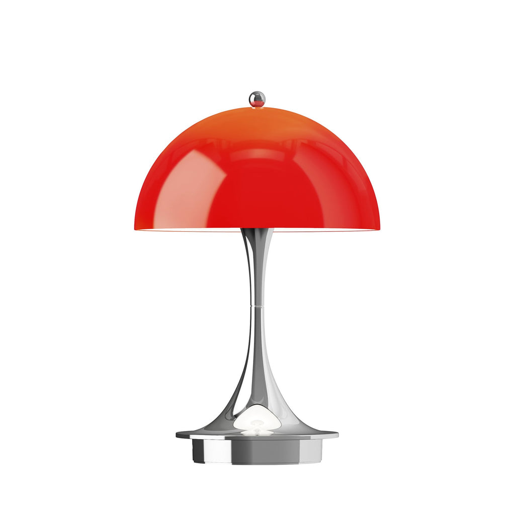 LED oppladbar bordlampe Panthella 160 opal-rød IP44 lyskilde