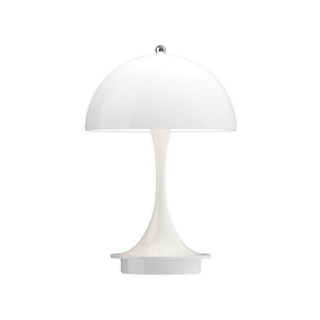 LED oppladbar bordlampe Panthella 160 V3 opalhvit IP44 forfra