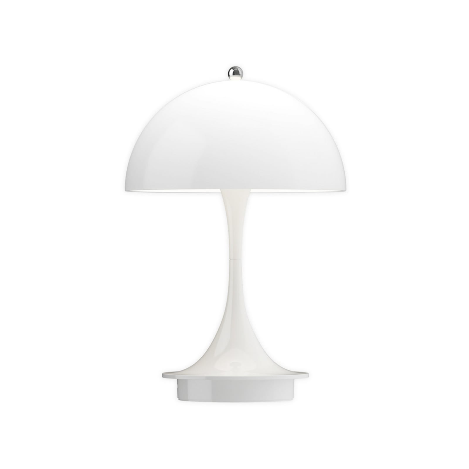 LED oppladbar bordlampe Panthella 160 V3 opalhvit IP44 forfra