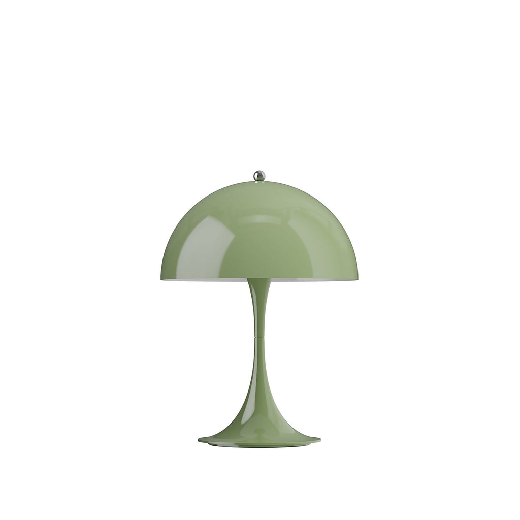 Forfra av LED oppladbar bordlampe Panthella 250 dimbar IP44 Louis Poulsen