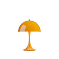 LED oppladbar bordlampe Panthella 250 oransje IP44 Ø25 cm forfra