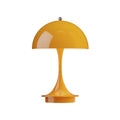 LED oppladbar bordlampe Panthella Portable 160 V3 oransje IP44 forfra