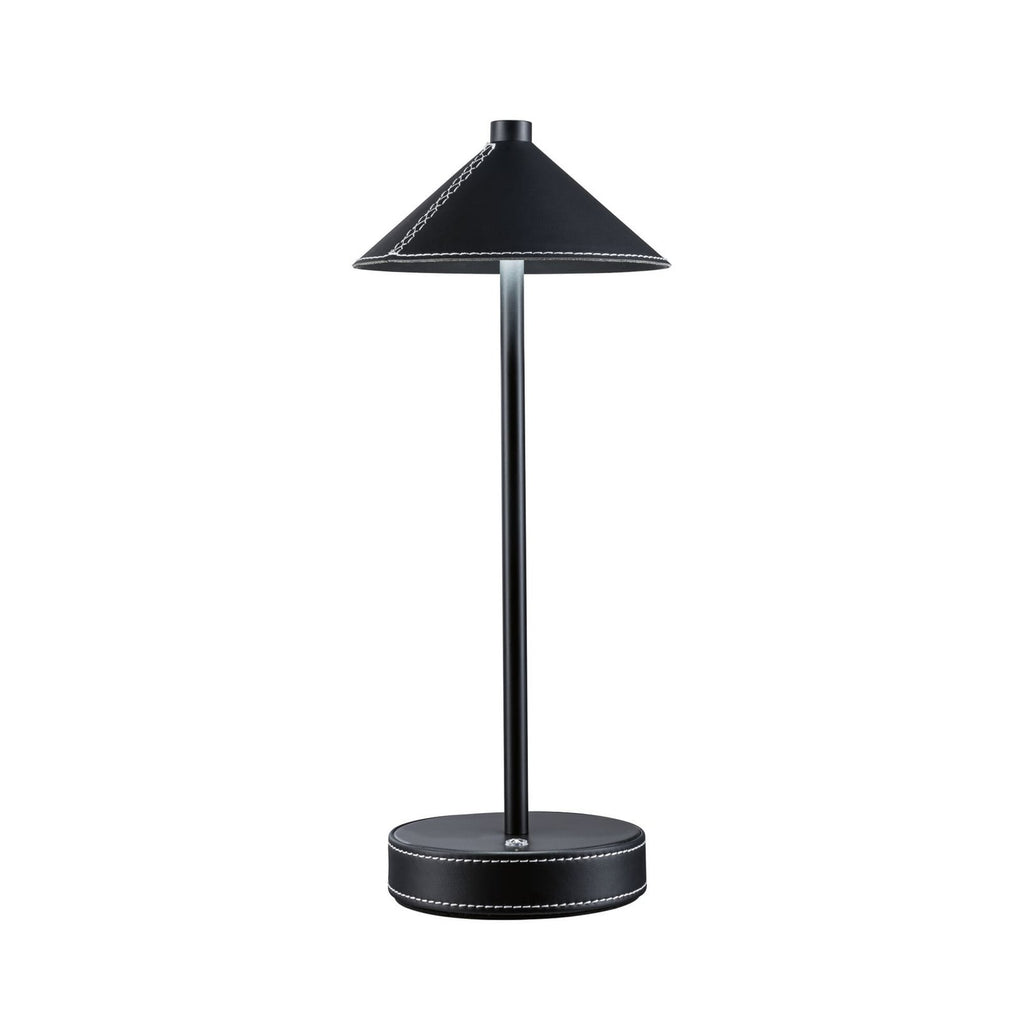 Montert LED oppladbar bordlampe Pellini svart CCT dimbar i rom