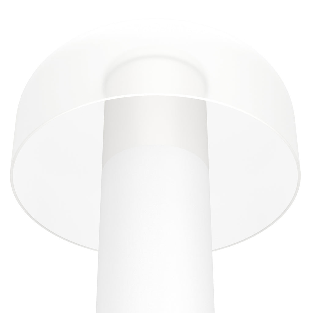 LED oppladbar bordlampe Ponente hvit lys i varm hvit