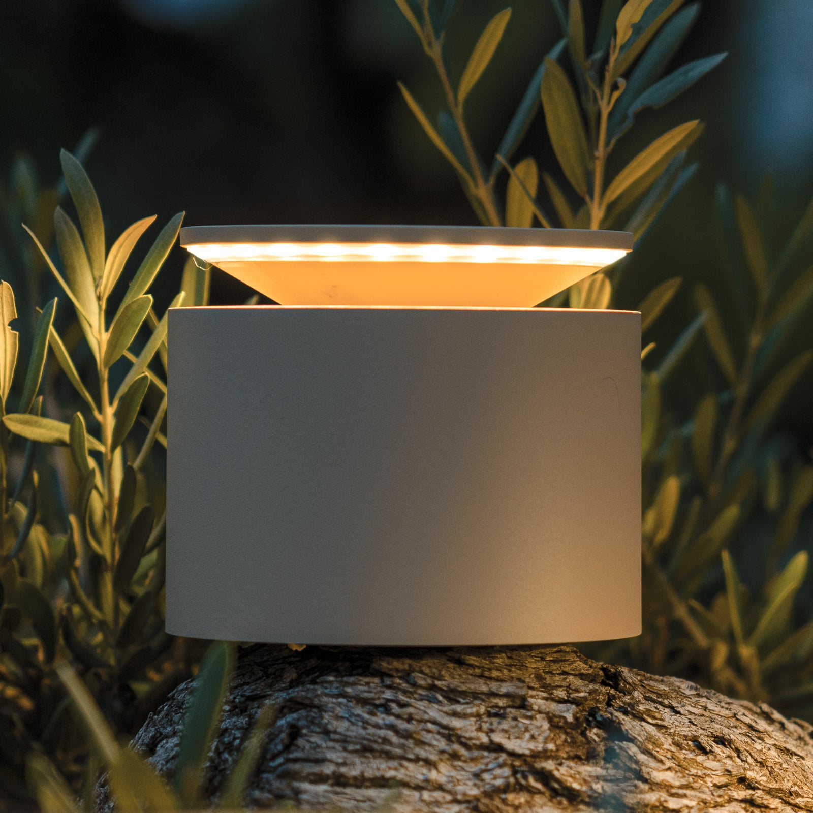 LED oppladbar bordlampe Push-up sand dimbar IP54 forfra