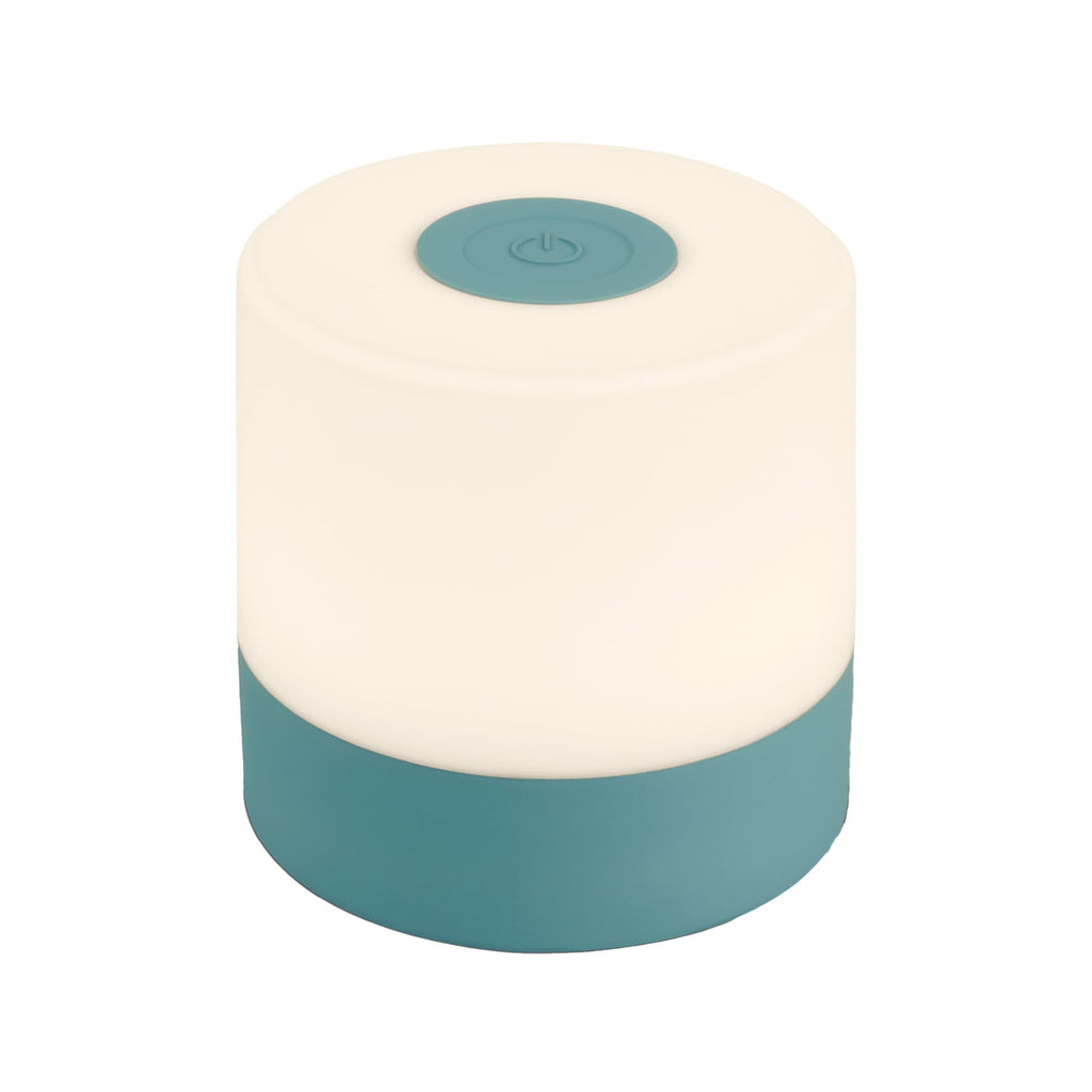 LED oppladbar bordlampe Smal blå dimbar 2700K IP44 forfra