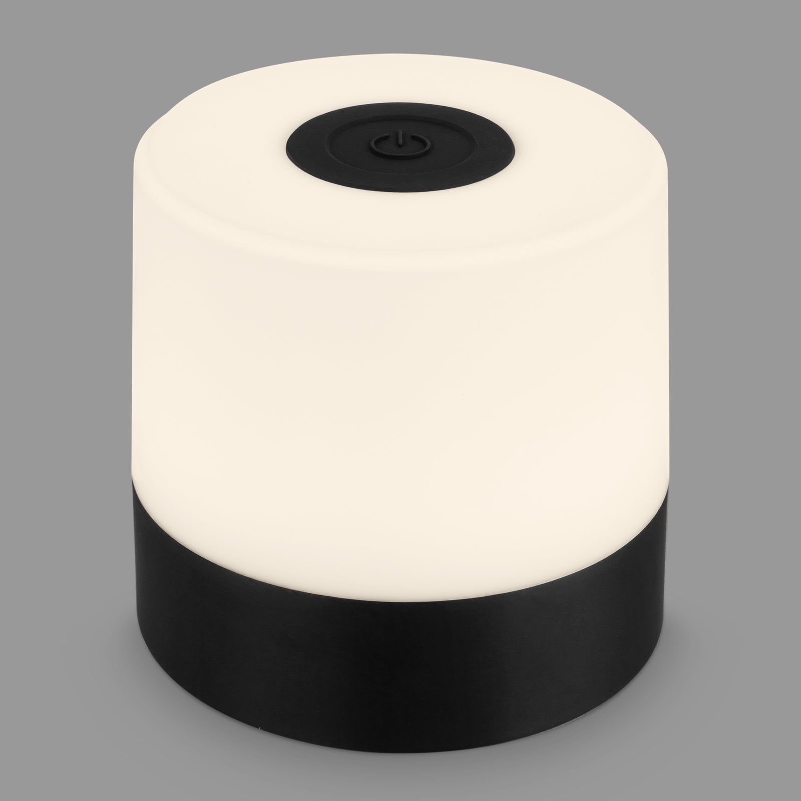 LED oppladbar bordlampe Smal svart Ø7 cm dimbar IP44 2700K detalj