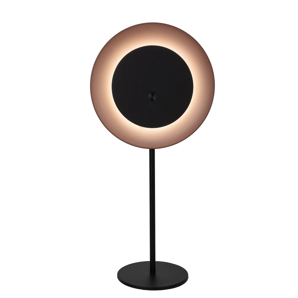 LED oppladbar bordlampe Solan solcelle dimbar IP54 svart montert ute